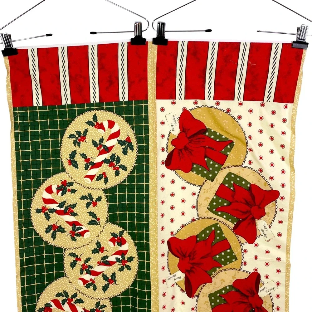 Thimbleberries RJR Fabrics Christmas Punch Cotton Quilt‎ Panel 2008 28x44